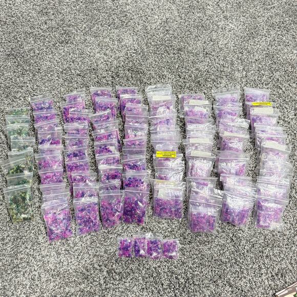 Massive Huge Lot of 34,800 Glass Crackle 4mm Jewelry Craft Beads, Pink, Green - Picture 2 of 6